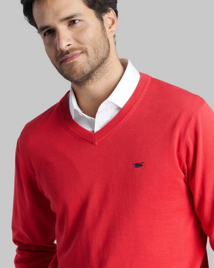 SWEATER FEROUCH V NECK SOLIDO