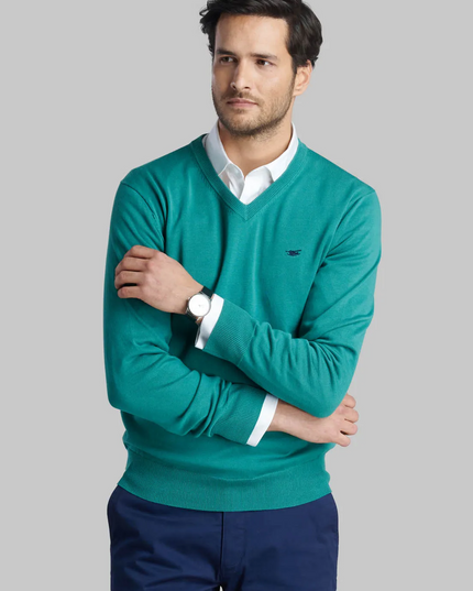 SWEATER FEROUCH V NECK SOLIDO - MAWI