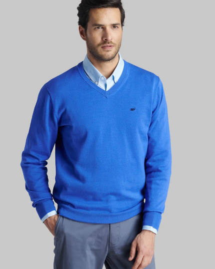 SWEATER FEROUCH V NECK SOLIDO - MAWI