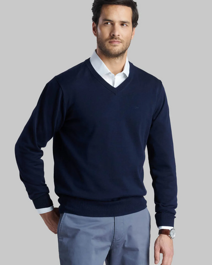 SWEATER FEROUCH V NECK SOLIDO - MAWI