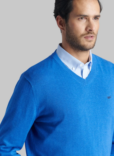 SWEATER FEROUCH V NECK MELANGE