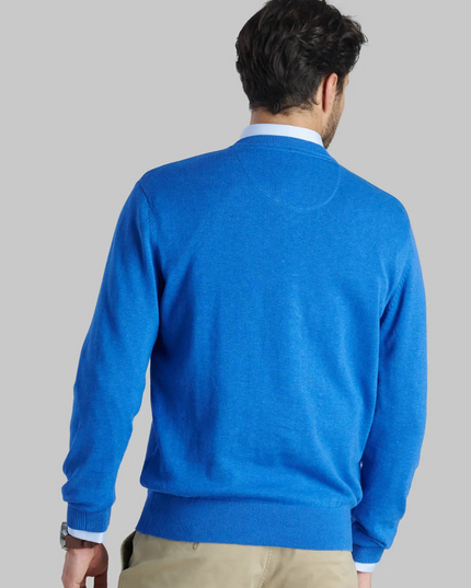 SWEATER FEROUCH V NECK MELANGE - MAWI