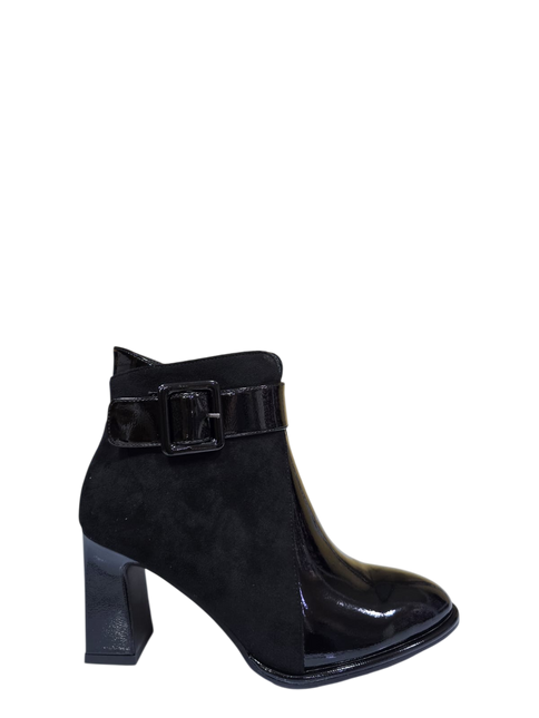 BOTIN EDA MANZINI PATENTE SUEDE