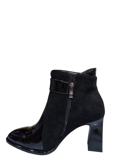 BOTIN EDA MANZINI PATENTE SUEDE