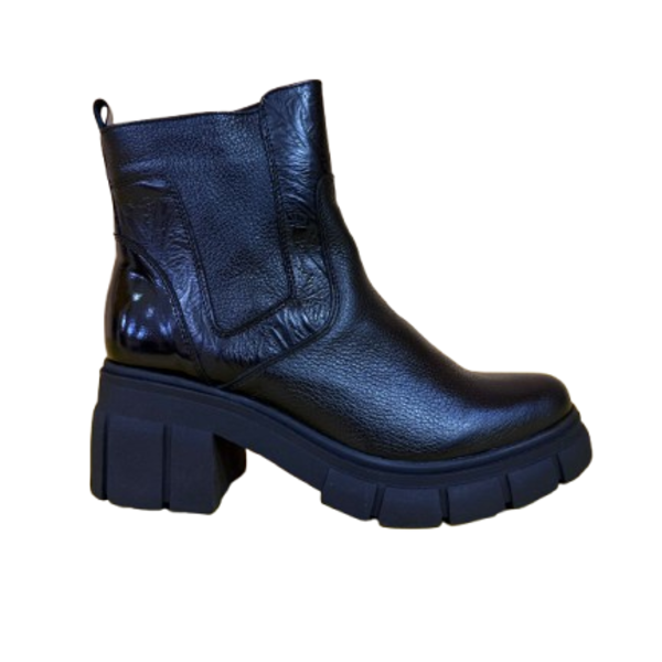 Accesorio HEBLES botin hebles c/ hoja richato en color negro