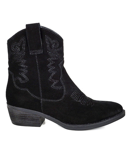 Botin Degas Suede Degas en color negro