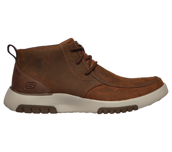 Botin Skechers Bellinger 2.0 en color café oscuro
