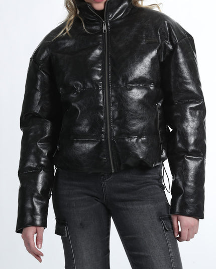 PARKA ELLUS PU PUFFA DESGASTADO EMBOSS