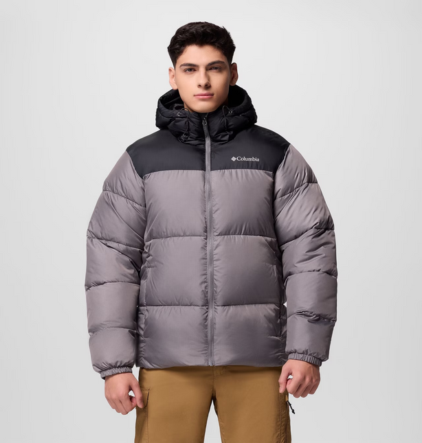 Parka Columbia Powder Pass Hooded Columbia en color grey