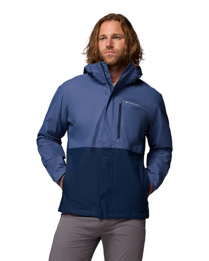 CORTAVIENTO COLUMBIA HIKEBOUND II COLUMBIA en color azul oscuro.