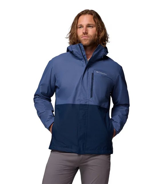 CORTAVIENTO COLUMBIA HIKEBOUND II COLUMBIA en color azul oscuro.