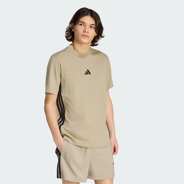 Polera Adidas M 3S SJ T B en color café