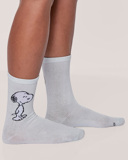 Calcetines Lady Genny Snoopy en color menta