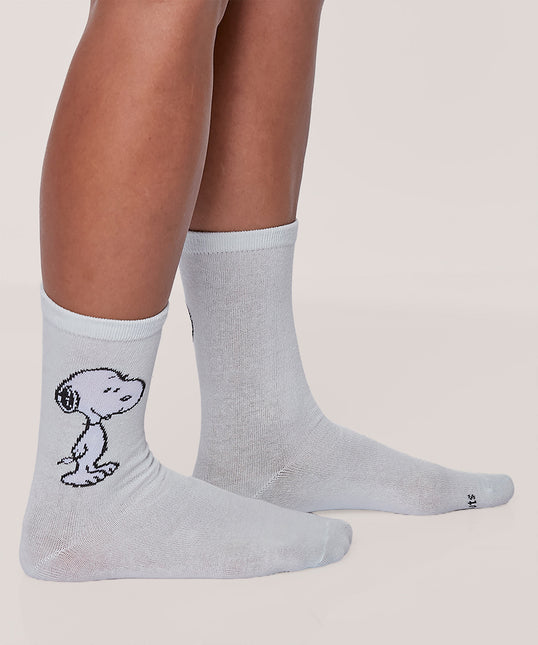 Calcetines Lady Genny Snoopy en color menta