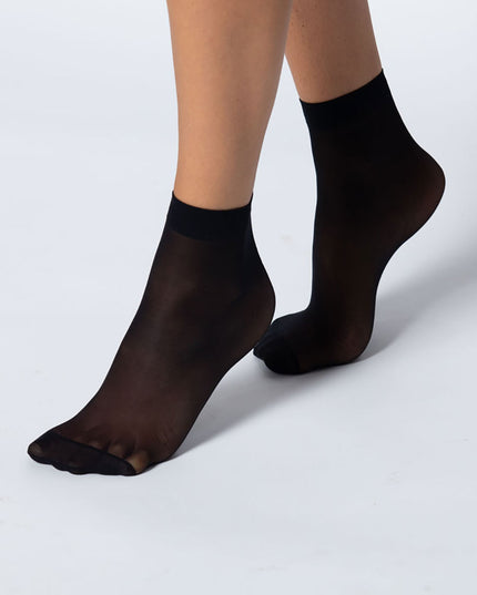 SOQUETE MUJER LADY GENNY MEDIA LISO (20 DENIER)