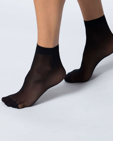SOQUETE MUJER LADY GENNY MEDIA LISO (20 DENIER)
