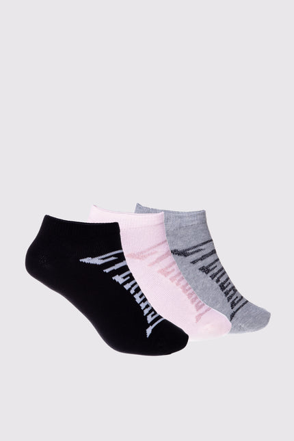 Accesorio EVERLAST calceta tripack everlast bronx en color rosado