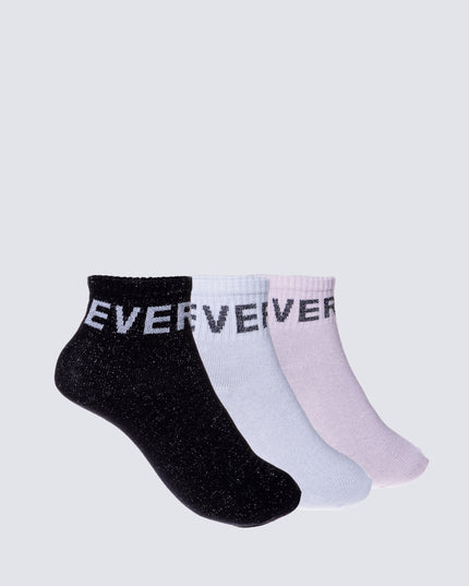 CALCETA TRIPACK ANKLE EVERLAST BRONX - MAWI