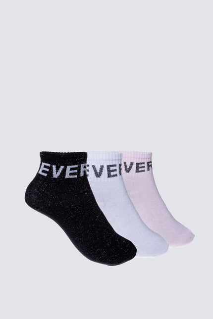 Accesorio EVERLAST calceta tripack ankle everlast bronx en color multicolor