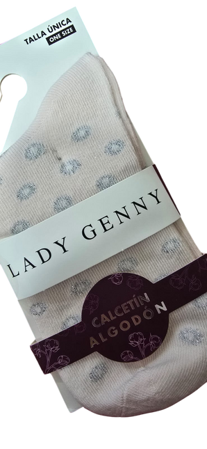 CALCETIN LADY GENNY ESTAMPADO (SIN COSTURA)