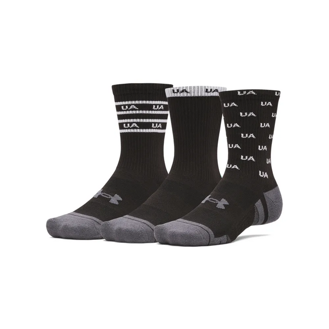 CALCETA UNDER ARMOUR PERF TECH NOV 3PK CREW