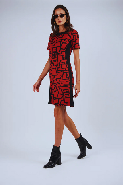 VESTIDO GIVE POLO ESTAMP. APLIC. LATERAL