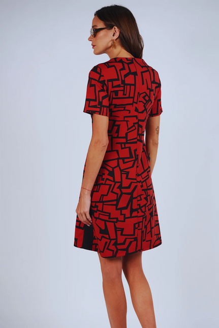 VESTIDO GIVE POLO ESTAMP. APLIC. LATERAL