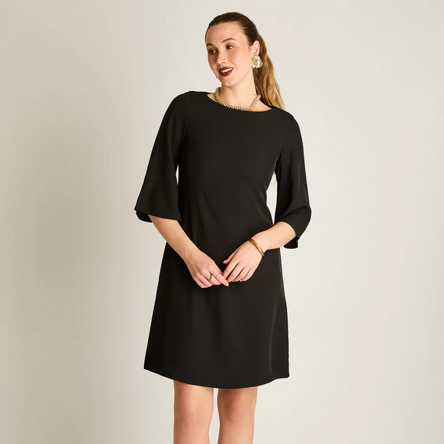 Vestido LORENZO DI PONTTI Vestido Midi Lorenzo Di Pontti en color negro.