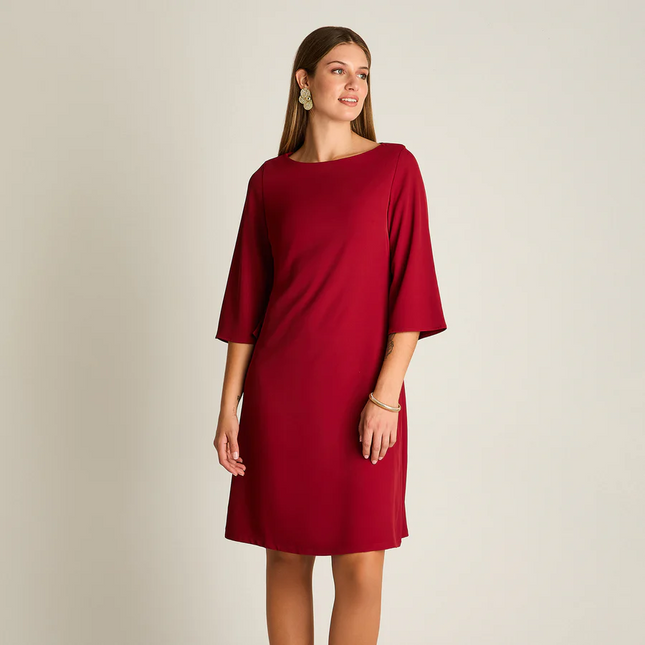 Vestido LORENZO DI PONTTI Vestido Midi Lorenzo Di Pontti en color rojo.