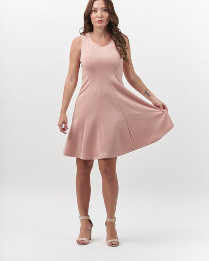 Vestido GIVE liso en color rosa