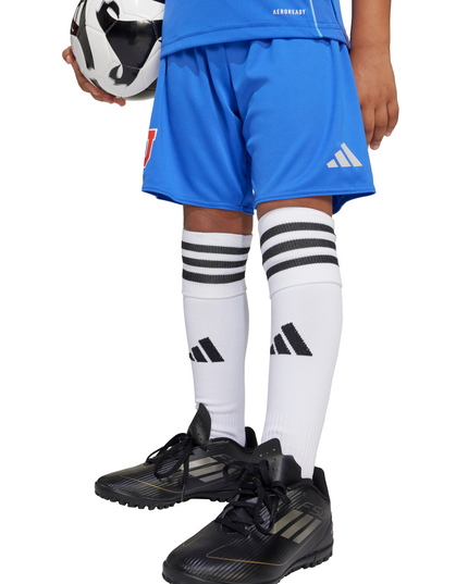 TRAJE DE SHORT UNISEX NIÑOS ADIDASUNIVESIDAD DE CHILE