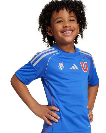 TRAJE DE SHORT UNISEX NIÑOS ADIDASUNIVESIDAD DE CHILE