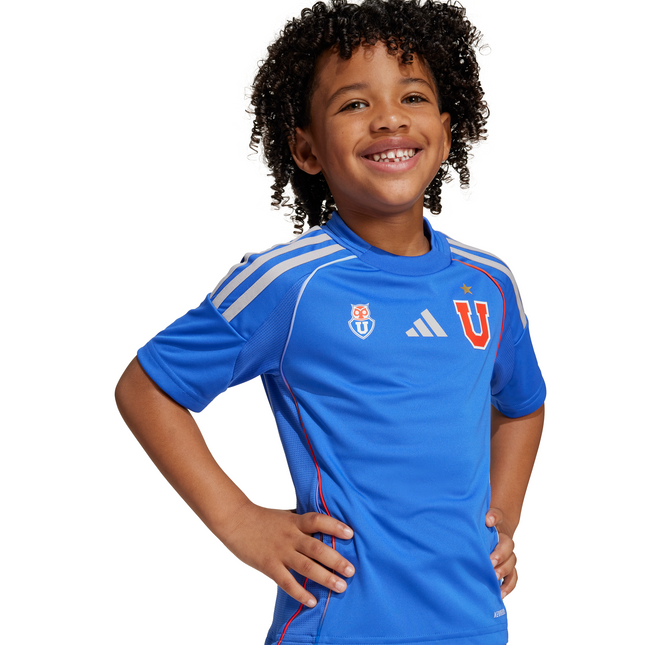 TRAJE DE SHORT UNISEX NIÑOS ADIDASUNIVESIDAD DE CHILE