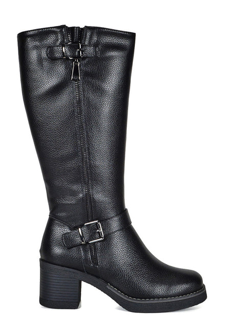 BOTA BEGOÑA BETSABI BEGOÑA en color negro.