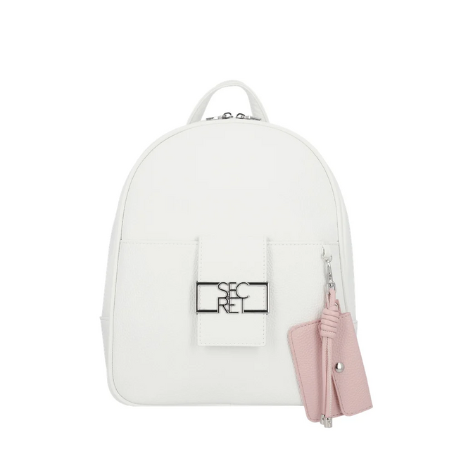 Mochila Secret Ibiza tamaño M en color blanco