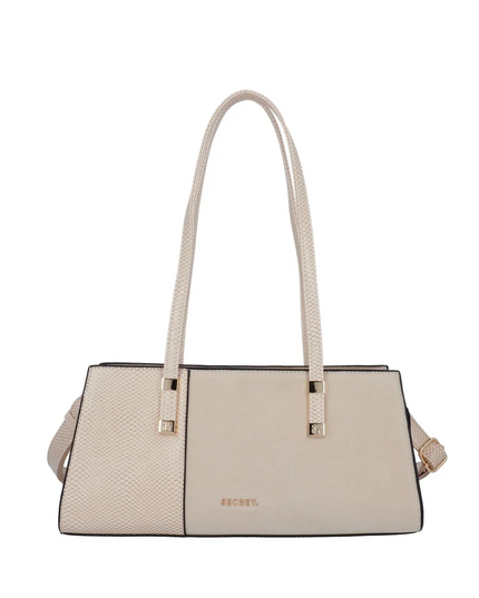 Cartera Secret Zagreb en color marfil