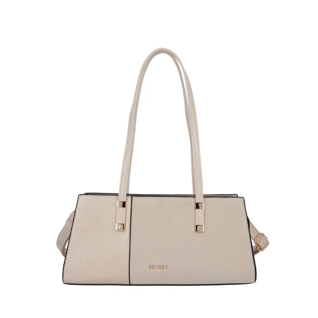 Cartera Secret Zagreb en color marfil