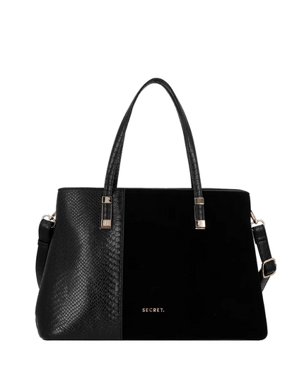 Cartera tote Secret Zagreb en color negro