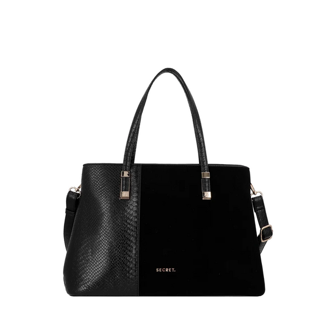Cartera tote Secret Zagreb en color negro