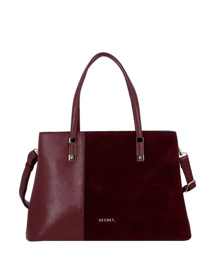 Cartera Secret Zagreb en color burdeo