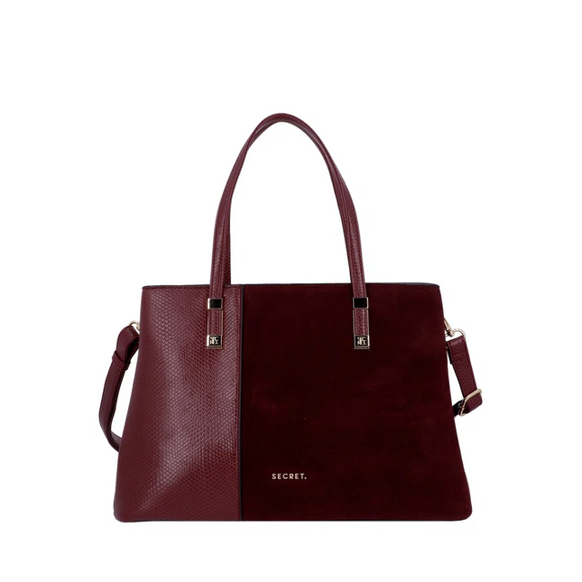 Cartera Secret Zagreb en color burdeo
