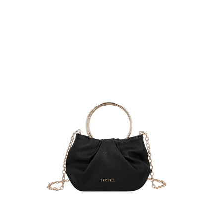 Bolso Secret Fete tamaño XS en color negro