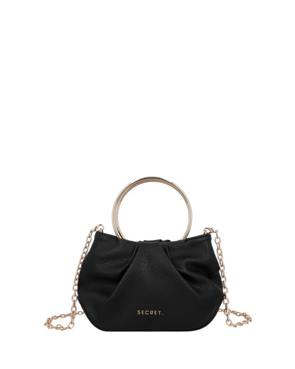 Bolso Secret Fete tamaño XS en color negro