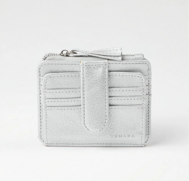 Accesorio HUMANA tarjetero humana en color silver