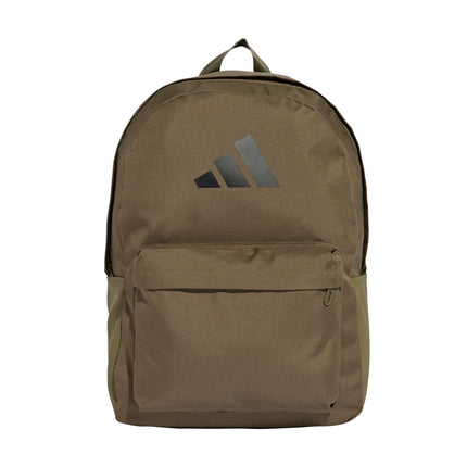 Mochila Adidas Clsc Bars Bp en color verde oliva