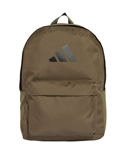 Mochila Adidas Clsc Bars Bp en color verde oliva