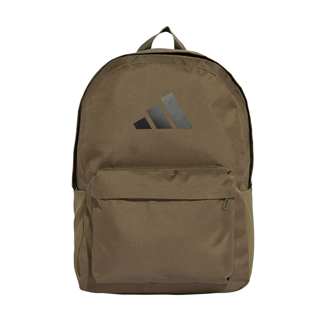 Mochila Adidas Clsc Bars Bp en color verde oliva
