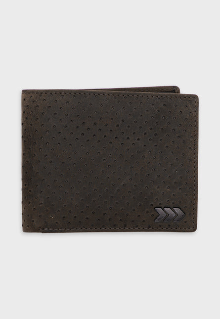 Accesorio ARROW billetera arrow cuero painted en color cafe
