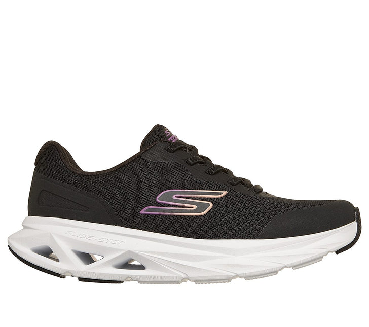 Zapatilla SKECHERS Glide-Step Vortex en color negro y blanco