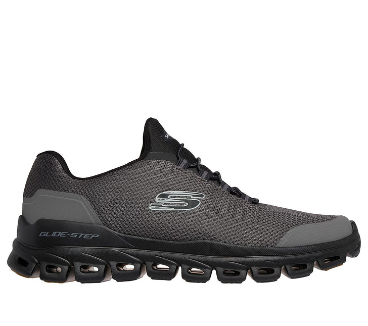 Zapatilla SKECHERS Glide-Step en color gris carbón